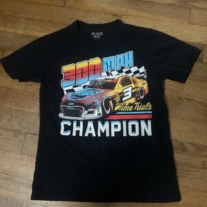 Place Black Tee with Colorful Graphic